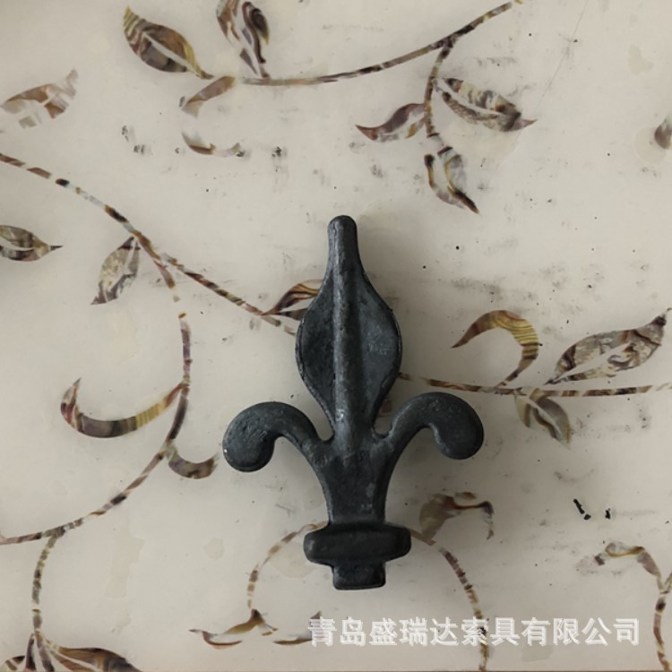 供应热销多款护栏、门窗装饰配件矛头，枪头，枪尖（图）实心锻造