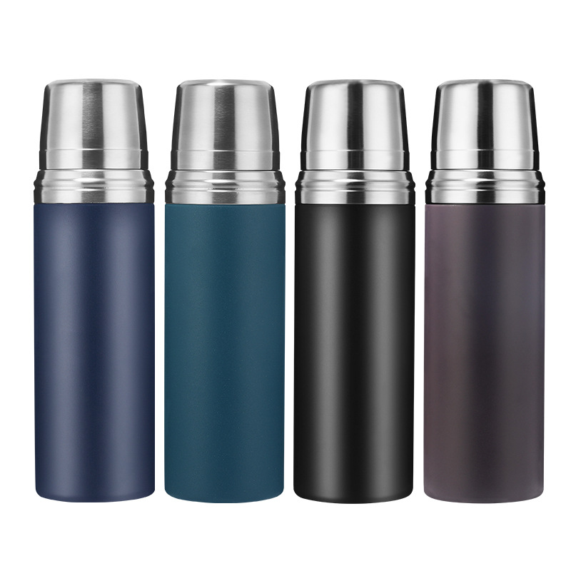 Steel 316 Stainless steel vacuum cup lady outdoors motion Portable Double cover capacity Water cup vehicle kettle