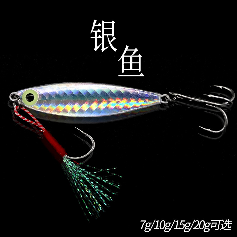 Metal Jigging Fishing Lures Deep Diving Spoon Daits Dass Trout Fresh Water Fishing Lure