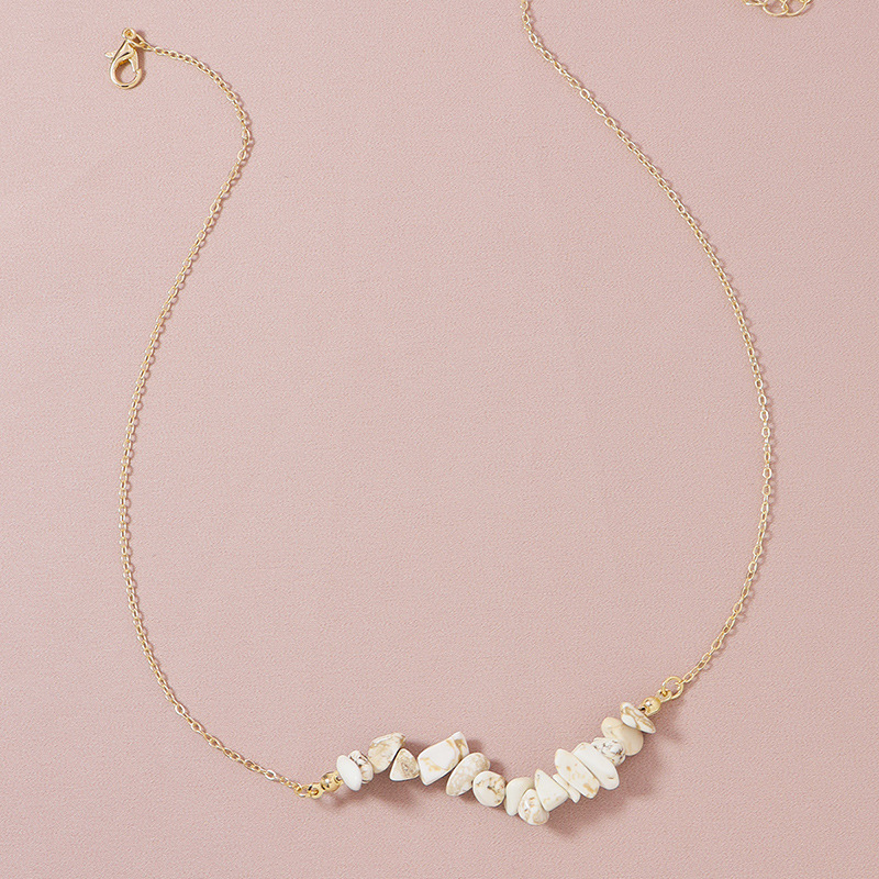 Hot Selling Fashion Jewelry Crushed Stone womenu0027s Necklace