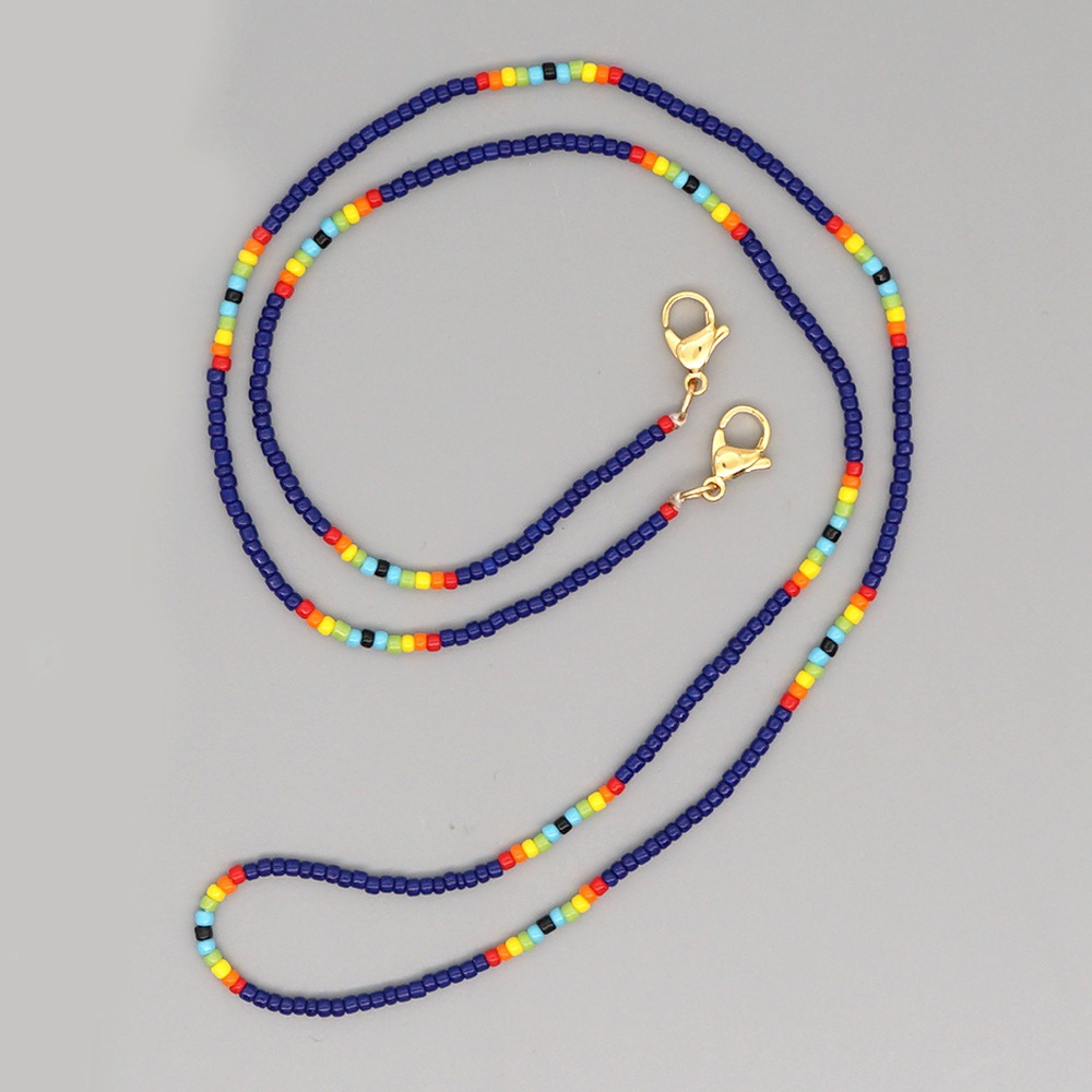 Anti-skid Glasses Chain Colorful Beaded Necklace display picture 6