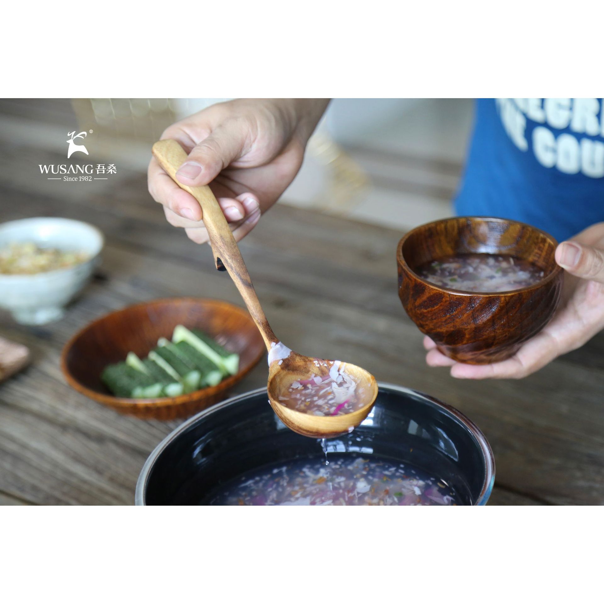 yfjy Japanese Jujube Wooden bowls Storage household Miso Soup bowl Flat bottom manual Ellipse Rice bowl customized wholesale