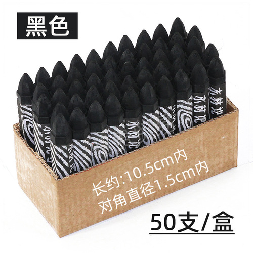 Wood marker stone crayon rough surface large character writing mark pen large crayon red black multi-color crayon