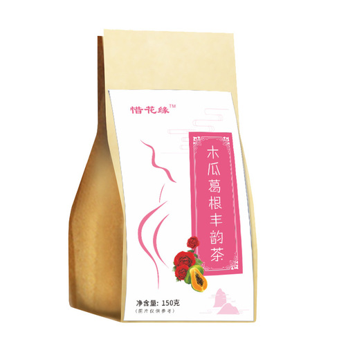 Papaya Kudzu Fullness Tea, Rose Firming Tea, Women's Breast Tea, Health-Preserving Flower Tea, Bagged Tea, OEM/Private Label