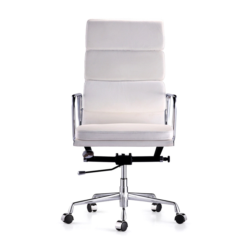 伊姆斯办公椅会议椅家用舒适职员椅子五金升降转椅皮质电脑椅跨境
