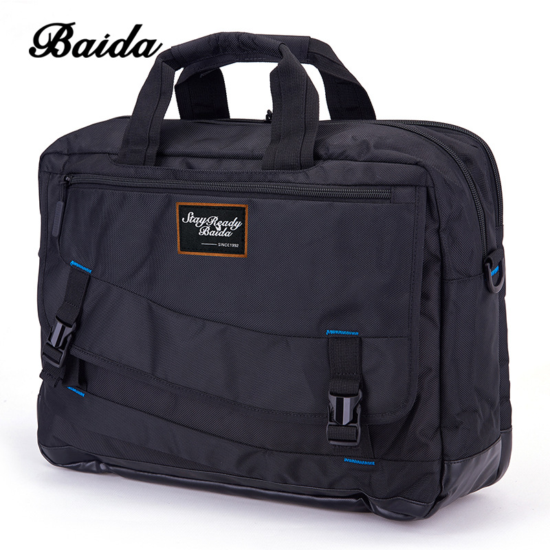 capacity business affairs Men's bag canvas Computer package oxford Briefcase portable One shoulder Diagonal Business package Travel packages