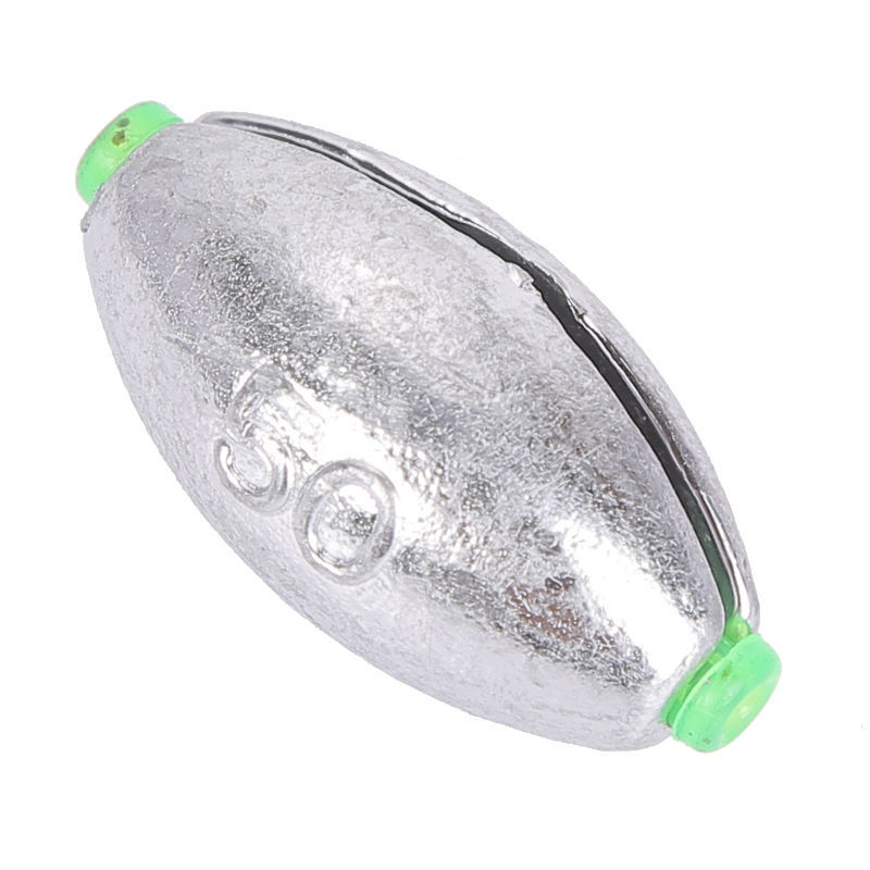 Colgante de plomo abierto de estilo japonés Pesca de plomo rápido Colgante de plomo de oliva Puente Balsa Pesca de roca Varilla Colgante de plomo Tongxin Plomo de tiro largo Al por mayor