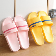 New style slippers for women summer home indoor thick-soled couples men's home slippers bath non-slip bathroom soft-soled sandal slippers