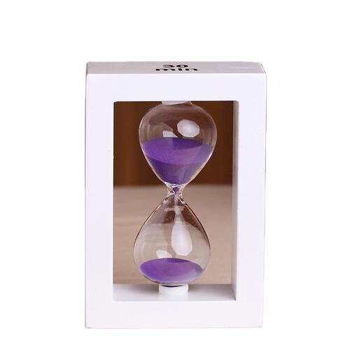 Hourglass creative gift 30-minute wooden hourglass timer, gift for men and women, holiday birthday ornaments