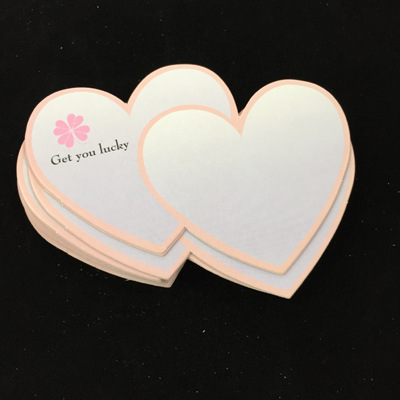 Tarjeta de un solo corazón doble corazón amor en forma de corazón gratitud pequeña tarjeta de felicitación Día DE LA Madre cumpleaños vacaciones cálida bendición Tarjeta de escritura a mano