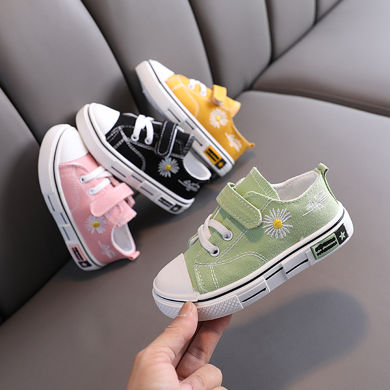 Boys and girls canvas shoes children's s...