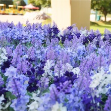 绢花塑料插花干花束栅栏假花薰衣草仿真花艺套装客厅家居装饰摆件