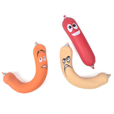 Selling TPR Filling simulation sausage Lara Elastic force Soft glue stretching Expression Decompression Vent Toys