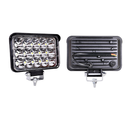 Super Bright Wide-Angle Excavator Tractor Forklift Headlight Backup Light Modification Light 12V 24V Truck LED Beam Light