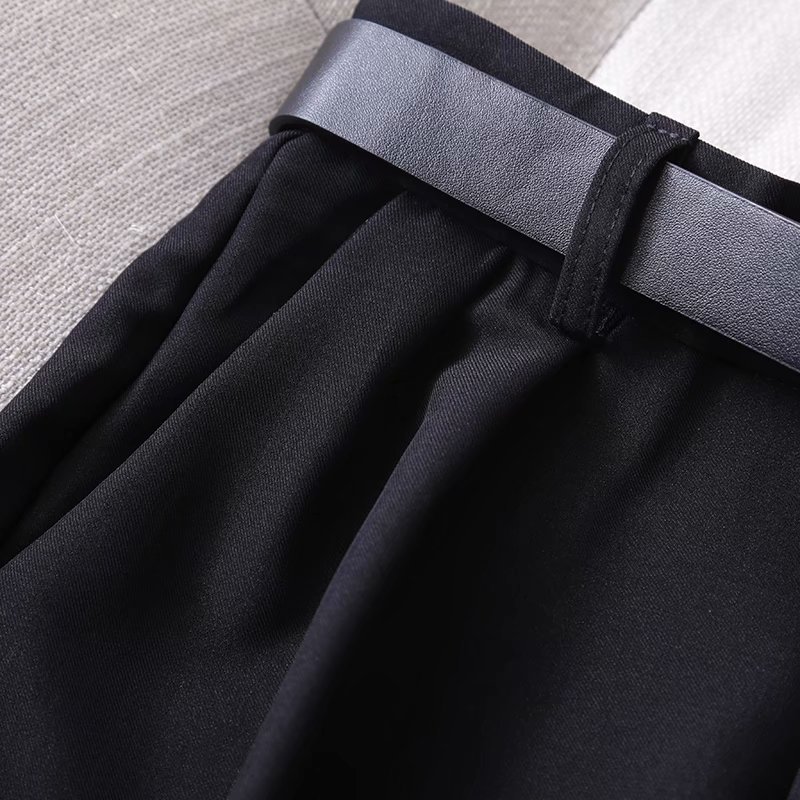  OL black  casual pants  NSAM4745