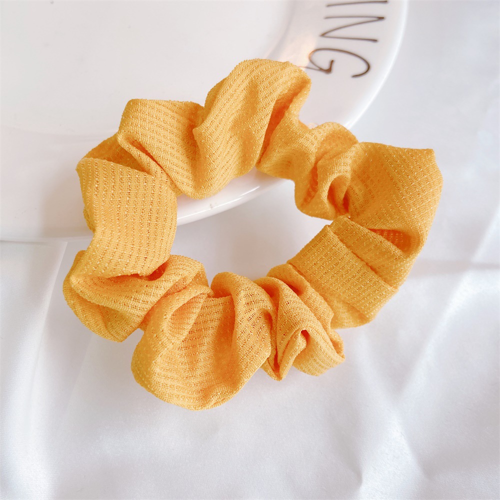 Korean Fashion New  Retro Thick Head Rope Rubber Band Sweet Girl Ball Head Tie Ponytail Hair Rope Wholesale Nihaojewelry display picture 7