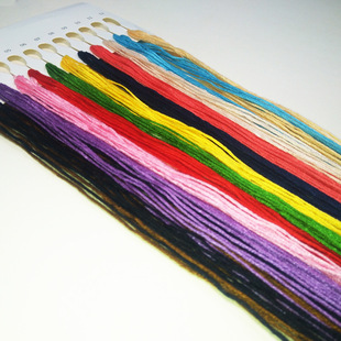 Embroidery diy material bag cross stitch thread embroidery thread manual beginner cross stitch pattern woven cotton thread set