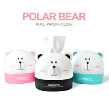 RB271北熊纸巾筒  卡通卷纸抽 小熊造型纸巾盒 创意家居塑料