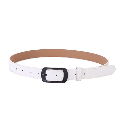 Street stall goods men and women casual pin buckle waist Internet celebrity live broadcast new belt female students military training belt factory direct sale
