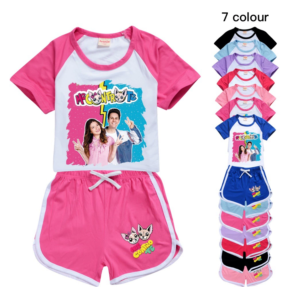 baby boy clothing sets cheap	 Me contro te Girls Boys Summer Clothing Set Kids Sports T-shirt +Pants 2-piece set Baby Clothing Comfortable outfits Pyjamas baby boy clothing sets cheap	