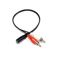 3.5mmһ�ֶ����l�����w3.5ĸ�D2RCAɏ���^��X����1��2�D�Ӿ�