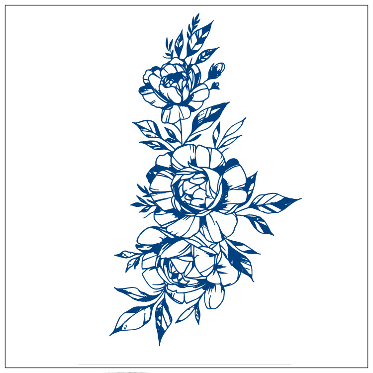 厂家直销草本果汁纹身贴防水持久网红刺青纹身贴纸定制半永久贴纸|ru