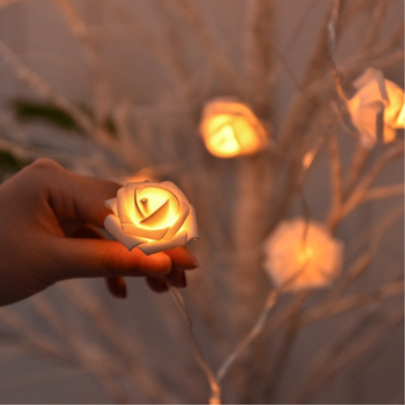 Romantic Rose Pe Wedding Party String Lights 1 Piece display picture 2