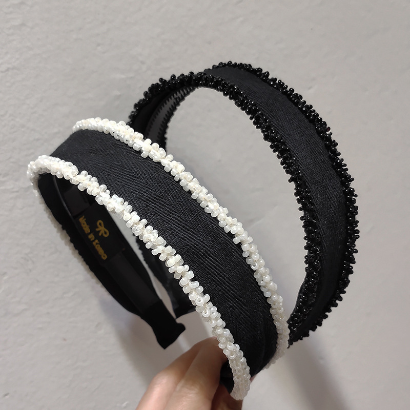 Korea's New Retro Bow Simple Headband display picture 9