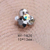 Diamond for manicure, metal accessory with rhinestones for nails, shiny nail decoration, nail stickers, Japanese and Korean