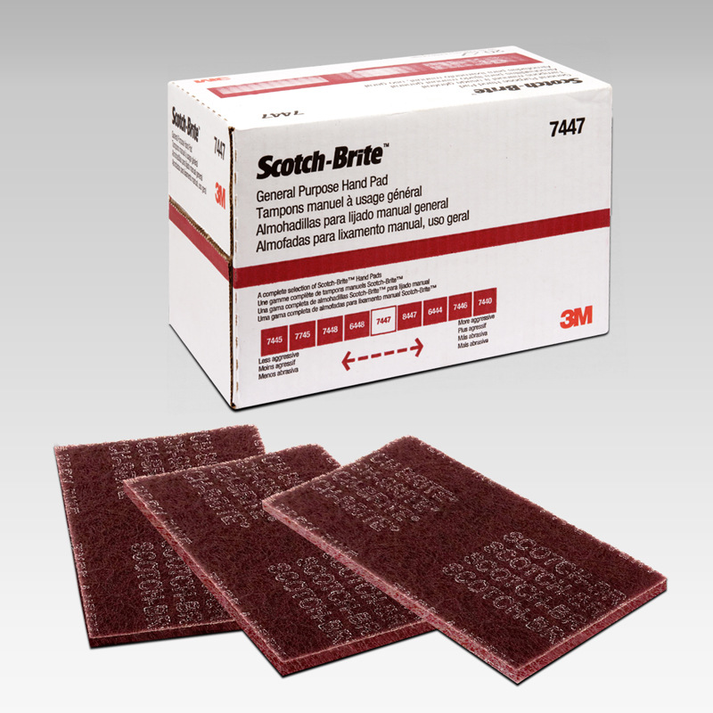 3M7447B Industrial Baijie cloth stainless steel brushed rust…