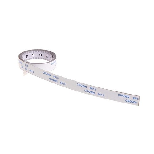 Sticky scale steel ruler forward and reverse middle-point ruler with glue scale tape measure self-adhesive ruler sticky ruler with ruler