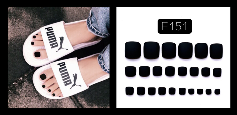 Uñas falsas uñas acabado pieza de uñas mate color sólido parche de uñas desmontable parche de uñas 24 piezas