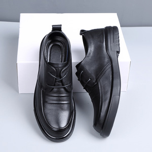 ស្បែកជើងស្បែក New Fashion Lace Leather Shoes Soft Sole Shoes PZ363005