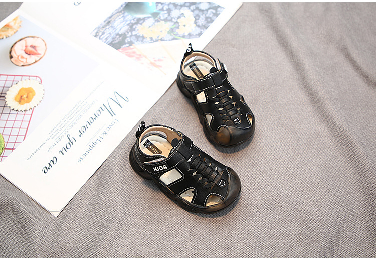 Kid's Fashion Color Block Round Toe Casual Sandals display picture 1