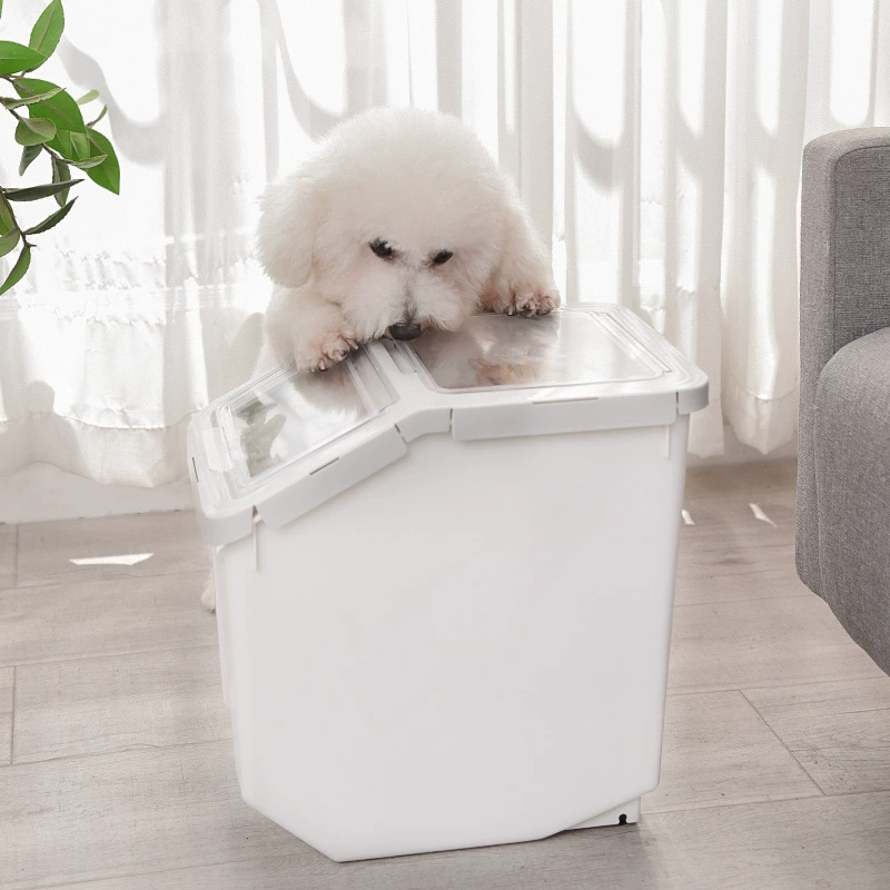 Короткие герметичные резервуары для хранения корма для домашних животных, ведра для хранения корма для собак, ведра для хранения корма для кошек