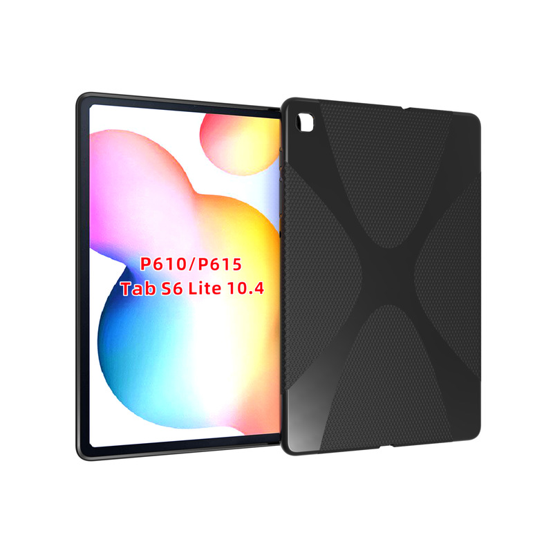 Galaxy Tab S6 Lite 10.4 P610 P615 2022 X-shaped tablet protective cover Shell TPU