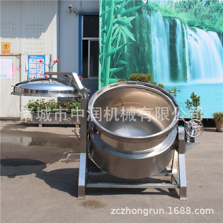 煮粽子高压设备 电加热粽子蒸煮锅 高压粽子蒸煮锅设备