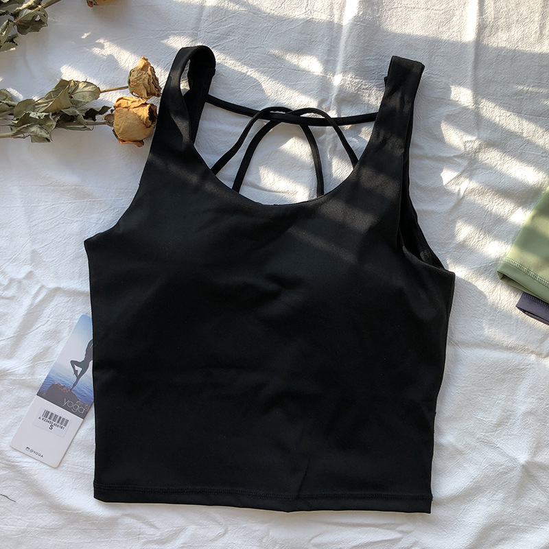 196g Weight Sleeveless Sleeve Length Nylon, Spandex Fabric Type Regular Top Length Vest Tops Type Fitness, Yoga Occasion U Neck Neckline Solid Color Pattern Casual, Sport Style Style Casual Sport Style Solid Color Nylon Spandex U Neck Active Tops Vest 7