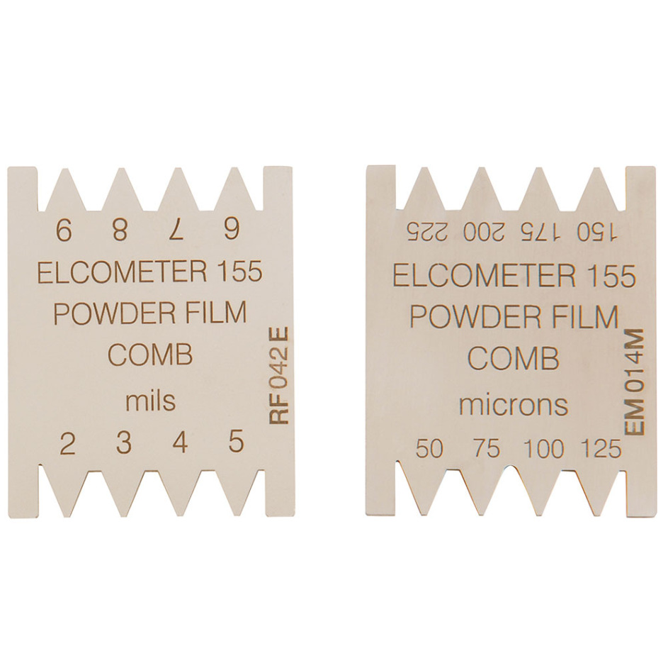 Elcometer155未固化粉末涂层湿膜梳/英国易高湿膜卡B15513573-5/6