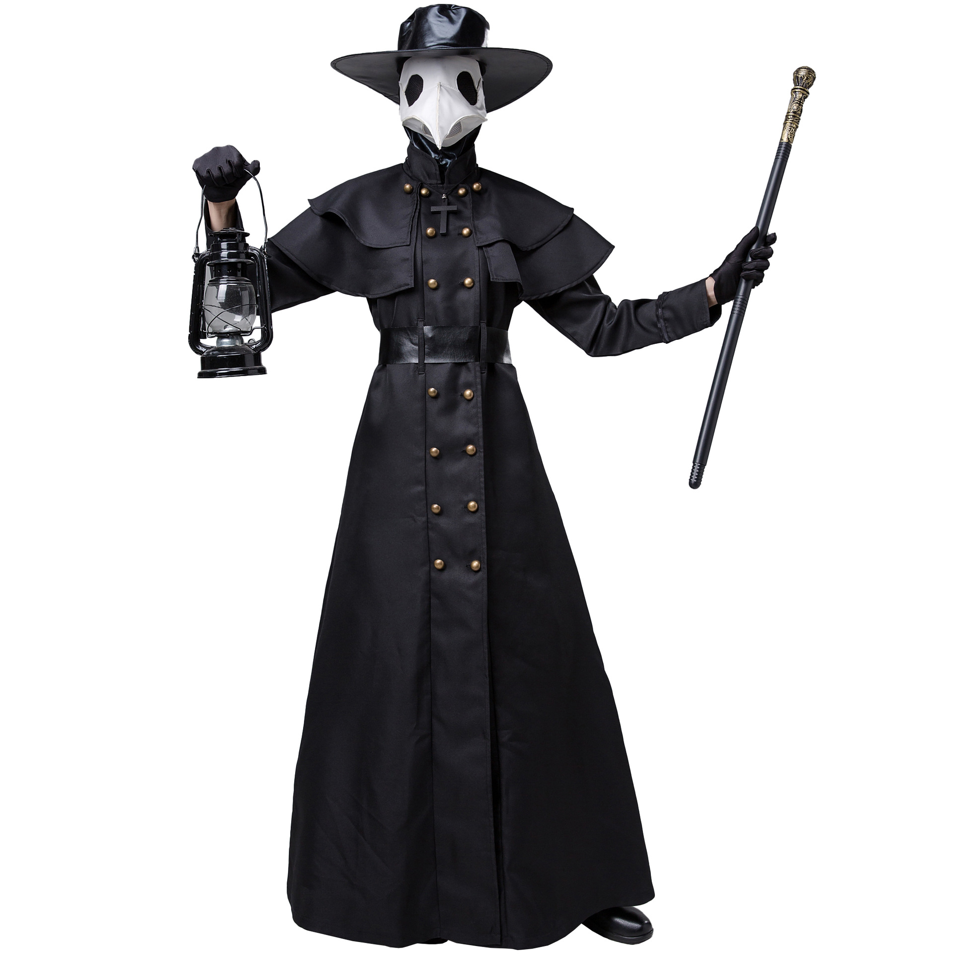 Halloween Plague Doctor Crow Long Mouth Movie Costume Cosplay Costume NSMRP79092