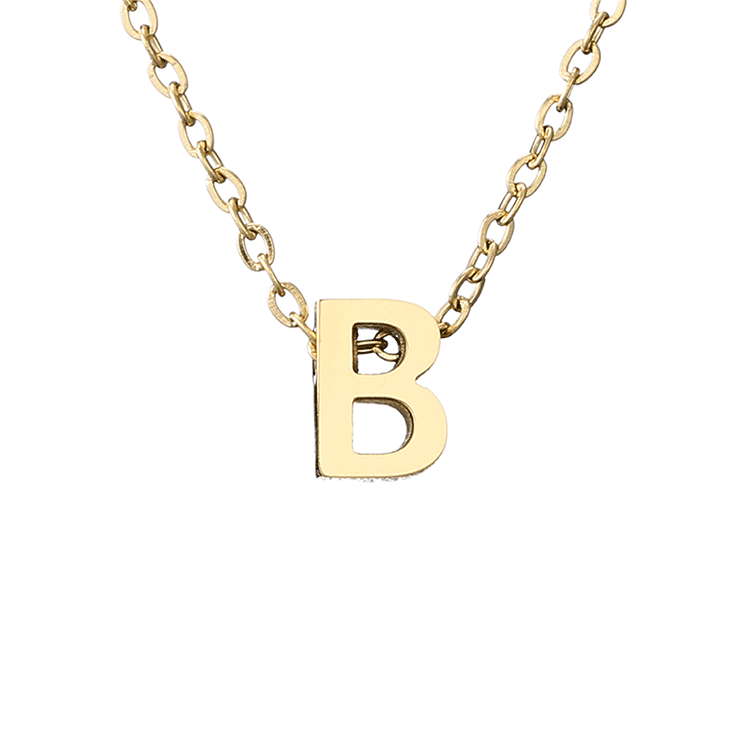 Fashion Letter Stainless Steel Titanium Steel Plating Necklace display picture 5