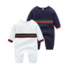 baby one-piece garment spring clothes Male baby pure cotton Long sleeve Romper pajamas Newborn leisure time Clothes net spring and autumn