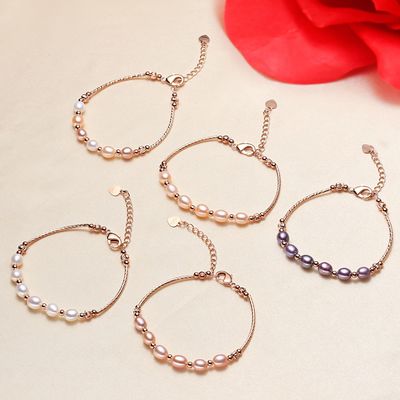 厂家直供淡水珍珠手饰女新款跨境手链摆地摊货源