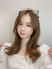 Retro black hairgrip with bow, cute headband, hair accessory, South Korea, simple and elegant design, internet celebrity