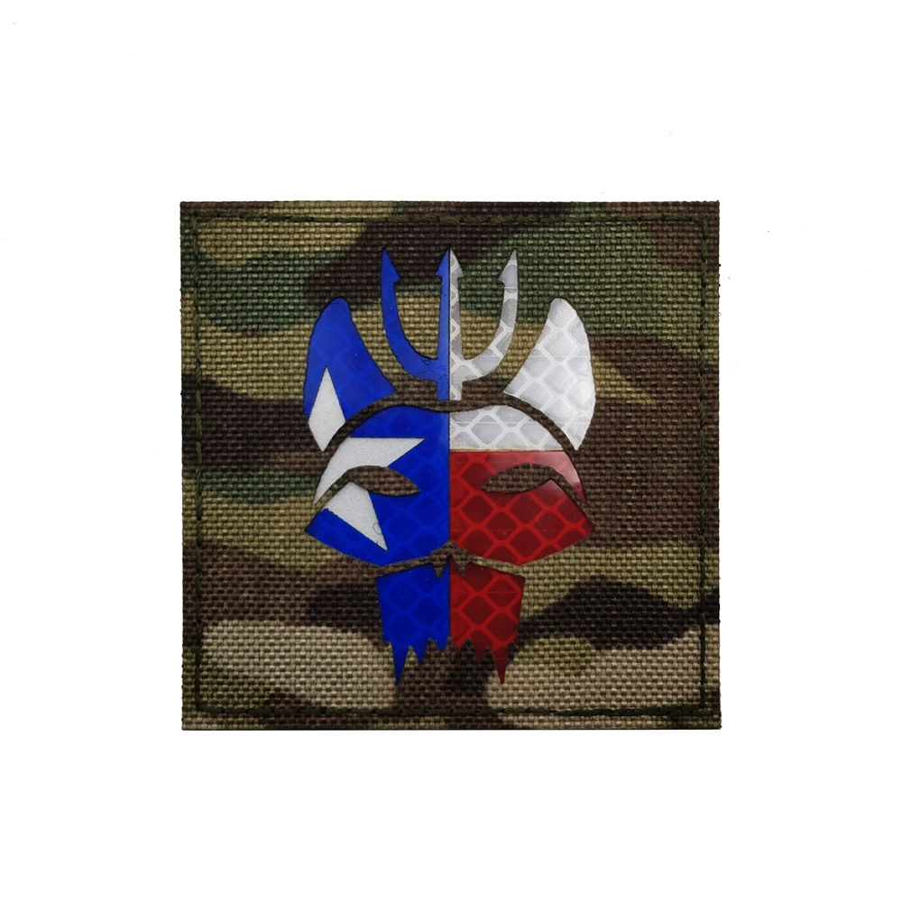 All -Black Seal Assault Team Montelling Chapter Texas Seal Tripidal Magic Magic Rider Infrared Night Visual Anti -Light Sticker