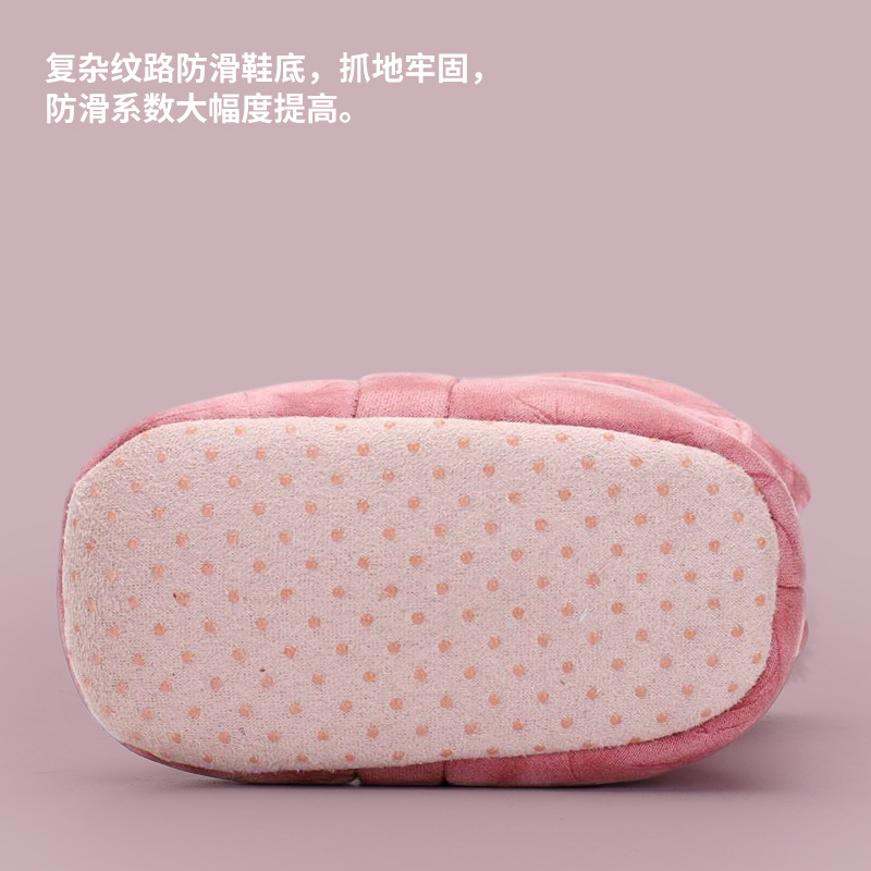 婴儿鞋0-1岁 秋冬加厚加绒宝宝步前鞋新生儿保暖冬款学步中筒棉鞋