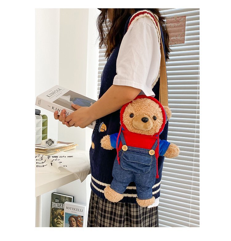 Cute Plush Bear Doll Shoulder Bag Wholesale display picture 14