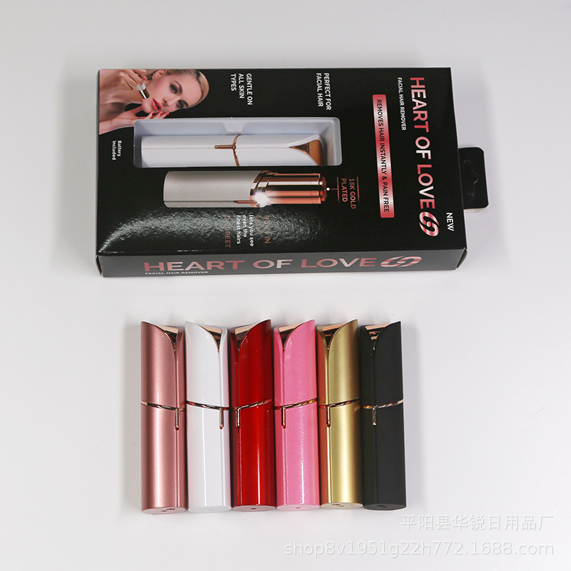 Lápiz labial afeitadora eléctrica lápiz labial ceja afeitadora depiladora cara depiladora usb depiladora fabricantes en stock image 4
