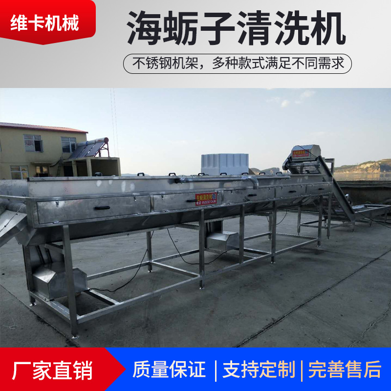 维卡海产品清洗机牡蛎清洗机厂家直供生蚝清洗机海蛎子清洗机