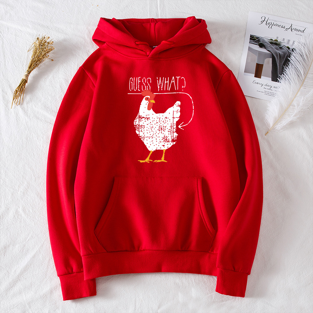 Sudaderas Con Capucha Para Mujer Manga Larga Impresión Ropa De Calle Letra Pollo display picture 1